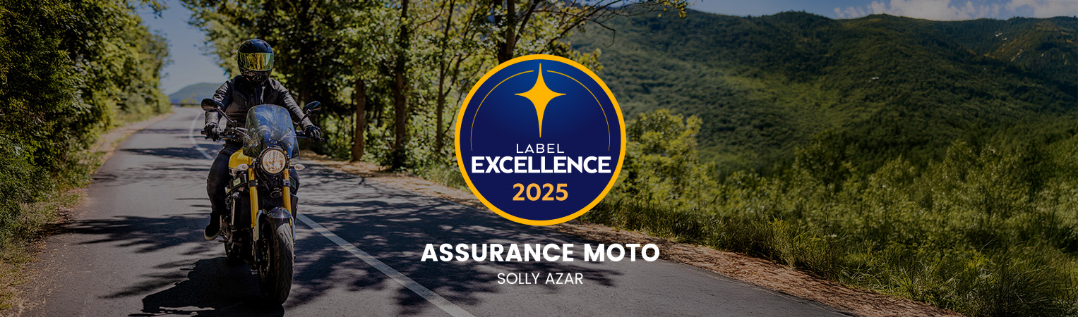 Solly Azar obtient le Label d’Excellence 2025 pour son assurance Moto 