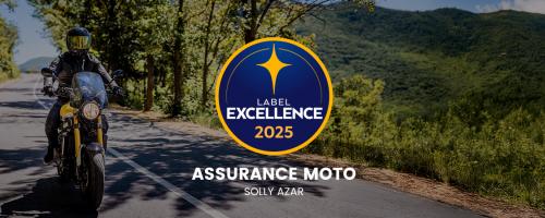 Solly Azar obtient le Label d’Excellence 2025 pour son assurance Moto 